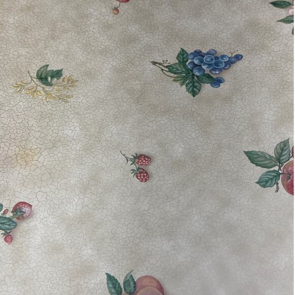 Donna Rose Vintage Kitchen Fruit Wallpaper Double Roll 54 Square Feet - Picture 3 of 4